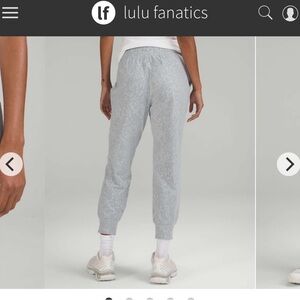 Lululemon Athletica Gray Track Pants